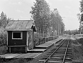 Valla gårds hållplats 1958