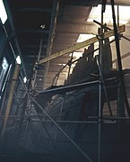 Le Vasa lors de sa restauration en 1963.