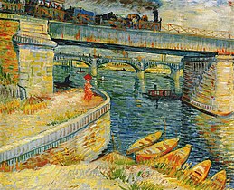 Vincent van Gogh, Les ponts sur la Seine à Asnières.