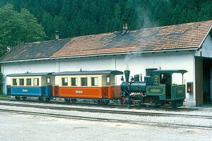 Zillertalbahn Lok 6 in Mayrhofen