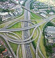 Échangeur en turbine de Zaventem entre et .