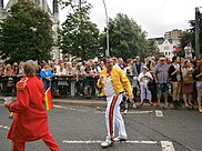 Freddy Mercury lookalike at Brighton Pride 2013