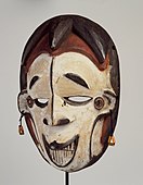 Maiden spirit mask; early 20th century; wood & pigment; Brooklyn Museum (New York City, USA)