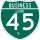 Business Interstate 45-G marker