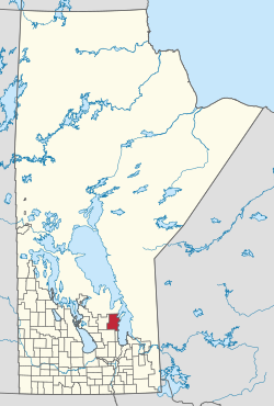 Location of Bifrost-Riverton in Manitoba