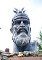 Statue of Albanian hero Gjergji Kastrioti in Civita, Calabria
