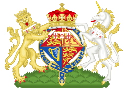 Coat of arms as Duchess of Edinburgh (1947–1952)