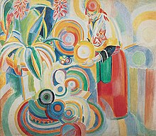 Mulher Portuguesa (1916) de Robert Delaunay, no Museu de Arte de Columbus (Ohio)