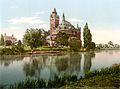 The old Shakespeare Memorial Theatre, Stratford-on-Avon, England, c. 1890–1900. Already nominated; probably going to pass. ~~~~