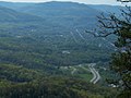 Middlesboro, Kentucky as viewed from Cumberland Gap National Historical Park.