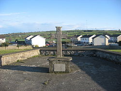 Berford cross in Downestown bei Duleek