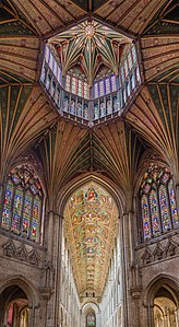 Ceiling and lantern of Ely Cathedral, by Diliff