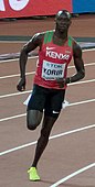 Emmanuel Korir Rang drei in 1:45,19 min