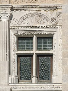 Italian Renaissance window decoration in Château de Gaillon (1502–1509)