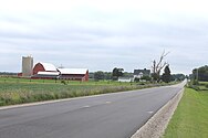 Farmland along Ausin Road