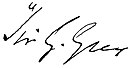 Firma di George Grey