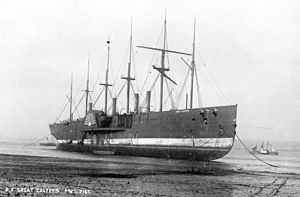 "גרייט איסטרן" במקום גריטתה ב-Rock Ferry‏, 1899.