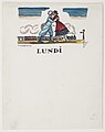 Guy ARNOUX, Pochette de la Marraine, Lundi, 1916