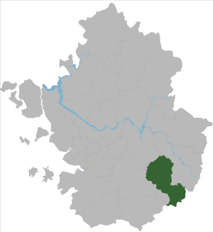 利川市の地図