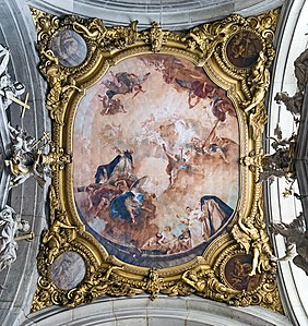 Ceiling of Santi Giovanni e Paolo, Venice, by Piazzetta (1727)