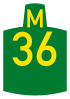 Metropolitan route M36 shield