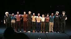 Gregory Maqoma, along with the Vuyani Dance Theater, collaborated with the Erik Truffaz Quartet, comprising Marcello Giuliani, Marc Erbetta, and Benoît Corboz, for a music and dance production hosted at the Musée du Quai Branly.
