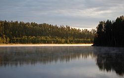 Вид с моста через Куказар на Нязепетровское водохранилище