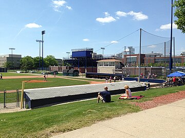 Lee Jackson Field at the University of Akron, May 2014. Home of Akron Zips baseball until 2015