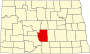 Burleigh County map