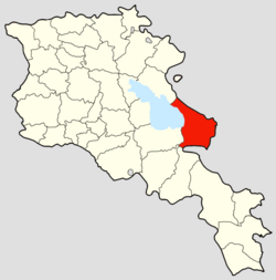 The Vardenis District in Armenia