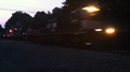 Norfolk Southern eastbound train on the Lehigh Line passing through a crossing near Flemington, New Jersey, Picture 2