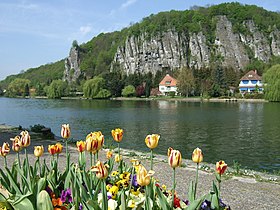 La Meuse et les rochers de Néviau.