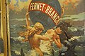 Détails d'une ancienne publicité Fernet-Branca.