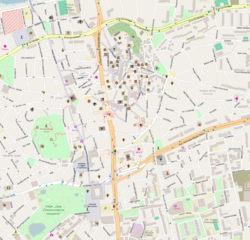 Map of Plovdiv city center