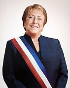 Michelle Bachelet (2006-2010 y 2014-2018)