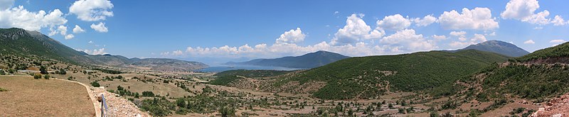 Panorama of Prespa National Park