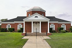 Brick building with prominent dome