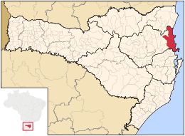 Itajaí – Mappa