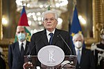 Staatspräsident Sergio Mattarella im Quirinalspalast