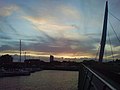 Swansea skyline at dusk