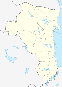 Location map of Gävleborg County in Sweden