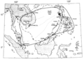 Image 35Location of Mount Pinatubo, showing area over which ash from the 1991 eruption fell. (from Timeline of volcanism on Earth)