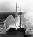 TIROS-4 launch on February 8, 1962 by a Thor-Delta rocket