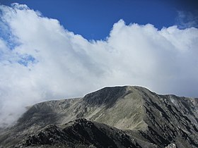 Vue du pic de la Portelleta depuis la Tosseta de Vallcivera.