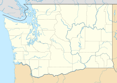 Map showing the location of Steigerwald Lake National Wildlife Refuge