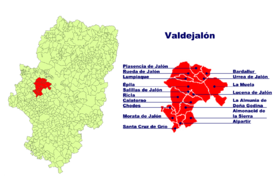 Localisation de Valdejalón