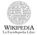 Logo of the Spanish Wikipedia (2002–2003)