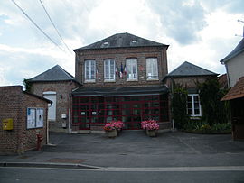 The town hall in Yzeux