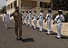 Réception du Commandant de l'USS Robert G. Bradley à la base navale de Dakar en 2011.