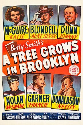 Description de l'image A Tree Grows in Brooklyn (1945 poster).jpg.